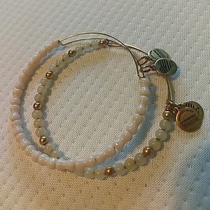 Alex And Ani Gold Beaded Bracelets
